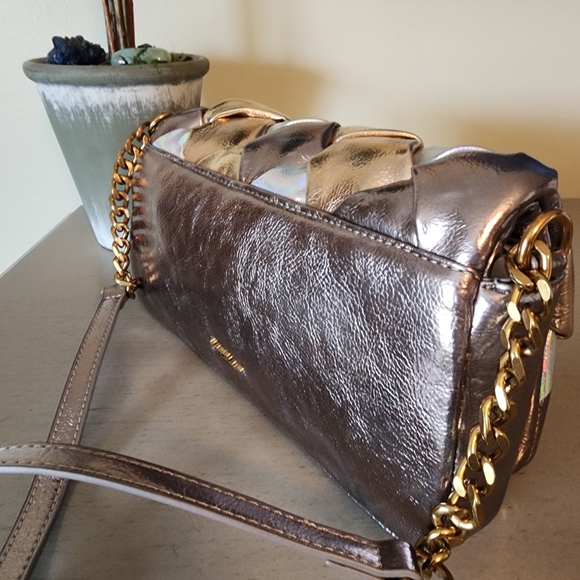 Metallic Betsey Johnson Purse - Picture 7 of 8